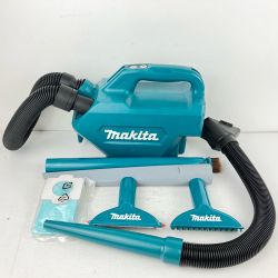 ЗЗ MAKITA マキタ 10.8v 充電式クリーナー ノズル付 ※充電器・バッテリーなし CL121D ブルー Bランク
