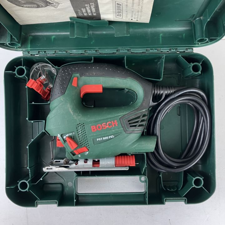 ЗЗ BOSCH ボッシュ 100v ジグソー ケース付 PST800PEL グリーン - 中古 ЗЗ BOSCH ボッシュ 100v ジグソー ケース付 PST800PEL グリーン - 中古