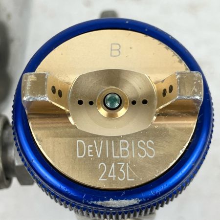 ЗЗ DEVILBISS デビルビス 常圧 スプレーガン O-Light カップ付 O-Light ブルー×シルバー