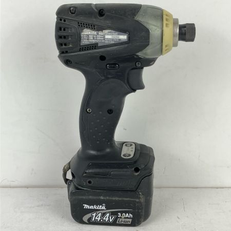 ЗЗ MAKITA マキタ 14.4v 充電式インパクトドライバ 充電器 バッテリー×2 ケース付 TD133D ブラック