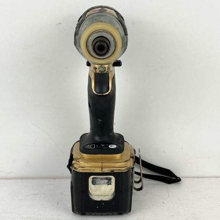 ЗЗ MAKITA マキタ 14.4v 充電式インパクトドライバ 充電器 バッテリ×2 ケース付 TD137D ゴールドｘブラック