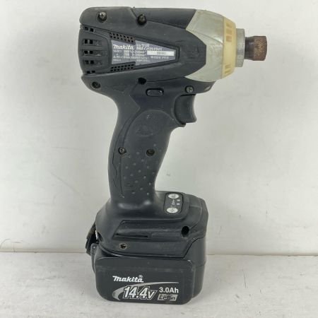 ЗЗ MAKITA マキタ 14.4v 充電式インパクトドライバ 充電器 バッテリー×2 ケース付 TD132D ブラック