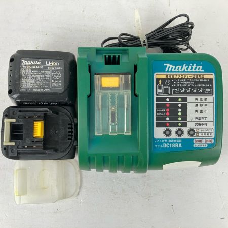 ЗЗ MAKITA マキタ 14.4v 充電式インパクトドライバ 充電器 バッテリー×2 ケース付 TD132D ホワイトｘブラック