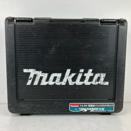 ЗЗ MAKITA マキタ 14.4v 充電式インパクトドライバ 充電器 バッテリー×2 ケース付 TD132D ホワイトｘブラック
