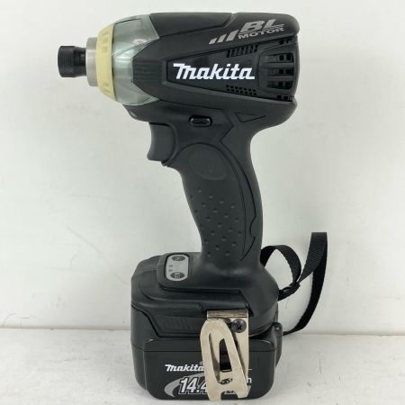 ЗЗ MAKITA マキタ 14.4v 充電式インパクトドライバ 充電器 バッテリー×2 ケース付 TD133D ブラック