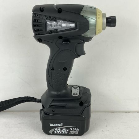 ЗЗ MAKITA マキタ 14.4v 充電式インパクトドライバ 充電器 バッテリー×2 ケース付 TD133D ブラック