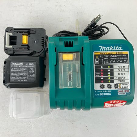 ЗЗ MAKITA マキタ 14.4v 充電式インパクトドライバ 充電器 バッテリー×2 ケース付 TD133D ブラック