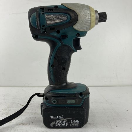 ЗЗ MAKITA マキタ 14.4v インパクトドライバ バッテリーx1付 ※充電器無し TD130D ブルー
