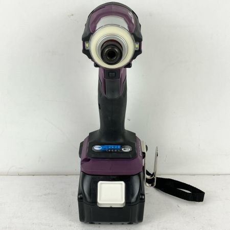 ЗЗ MAKITA マキタ 18v 充電式インパクトドライバ 充電器 バッテリー×2 ケース付 TD172D パープル