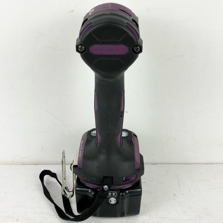 ЗЗ MAKITA マキタ 18v 充電式インパクトドライバ 充電器 バッテリー×2 ケース付 TD172D パープル