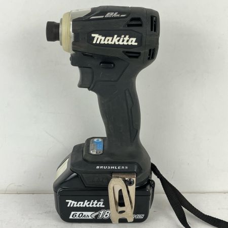 ЗЗ MAKITA マキタ 18v 充電式インパクトドライバ 充電器 バッテリー×2 ケース付 TD172D ブラック