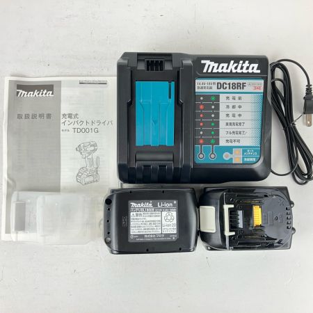 ЗЗ MAKITA マキタ 18v 充電式インパクトドライバ 充電器 バッテリー×2 ケース付 TD171D フレッシュカッパー