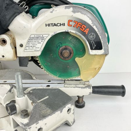 ЗЗ HITACHI 日立 100v 190mm スライド丸のこ 本体のみ C7FSA グリーン