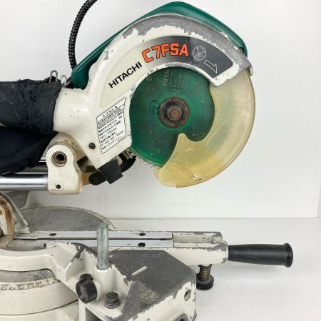 ЗЗ HITACHI 日立 100v 190mm スライド丸のこ 本体のみ C7FSA グリーン