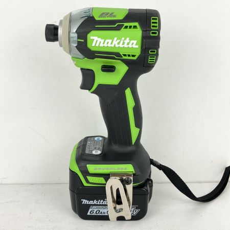 ЗЗ MAKITA マキタ 14.4v 充電式インパクトドライバ 充電器 バッテリー×2 ケース付 TD160D 黄緑