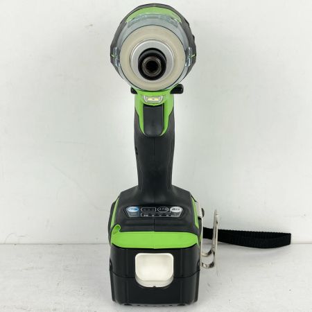 ЗЗ MAKITA マキタ 14.4v 充電式インパクトドライバ 充電器 バッテリー×2 ケース付 TD160D 黄緑