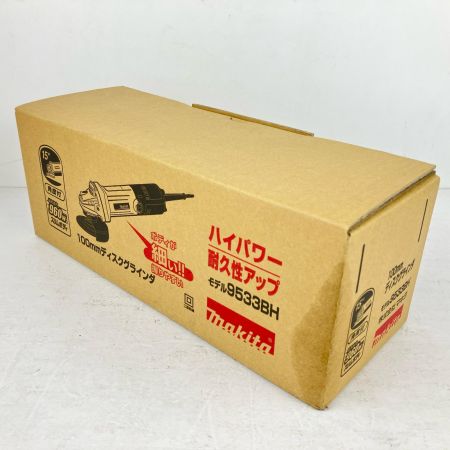 ЗЗ MAKITA マキタ 100mm 100v ディスクグラインダー ピンレンチ 砥石 箱付  9533BH ブルー