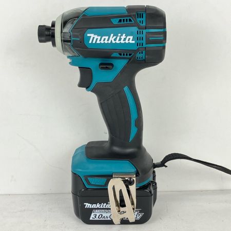 ЗЗ MAKITA マキタ 14.4v 充電式インパクトドライバ 充電器 バッテリー×2 ケース付 TD138D ブルー