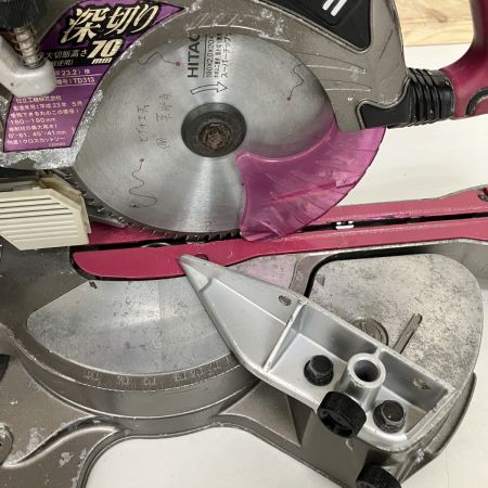 ЗЗ HITACHI 日立 100v 190mm スライド丸のこ C7RSHC ブラック×ピンク