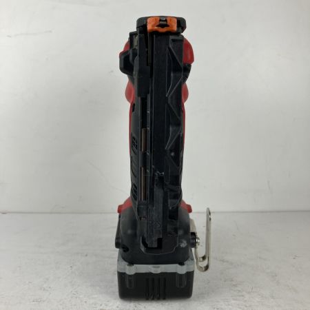 ЗЗ MAX マックス 14.4v 35mm 充電式ピンネイラ バッテリーx2 充電器 ケース付 TJ-35P1 レッド×ブラック