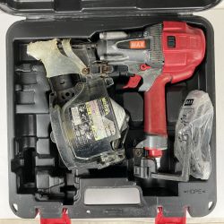 ЗЗ MAX マックス 90mm 高圧 エア釘打ち機 ケース付 HN-90N3 レッド Cランク