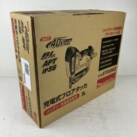 ЗЗ MAKITA マキタ 40v 38mm 充電式フロアタッカ ※バッテリー、充電器無し ST003G ブルー