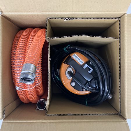 ЗЗ TSURUMI PUMP ツルミポンプ 100v 25mm 水中ポンプ ホース付 LSP1.4S-52 オレンジ