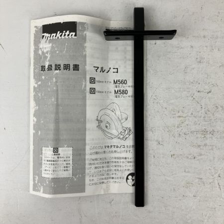 ЗЗ MAKITA マキタ 100v 165mm 丸のこ ガイド 取説付 M560 グリーン