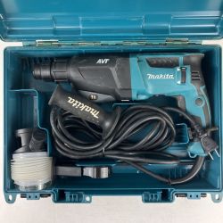 ЗЗ MAKITA マキタ 100v 26mm ハンマドリル ケース付 HR2611F ブルー Cランク