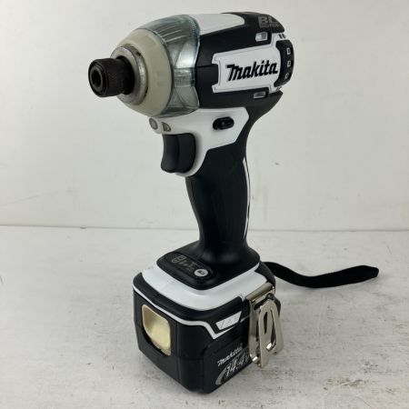 ЗЗ MAKITA マキタ 14.4v 充電式インパクトドライバ バッテリーx2 充電器 ケース付 TD136D ホワイト