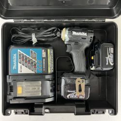 ЗЗ MAKITA マキタ 14.4v 充電式インパクトドライバ バッテリーx2 充電器 ケース付 TD160D ブラック Bランク