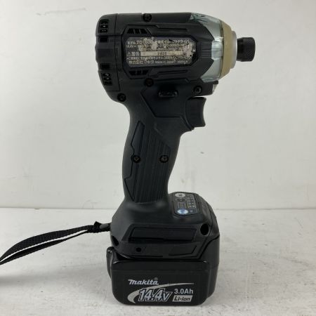 ЗЗ MAKITA マキタ 14.4v 充電式インパクトドライバ バッテリーx2 充電器 ケース付 TD160D ブラック