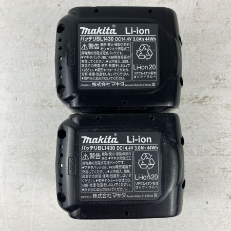 ЗЗ MAKITA マキタ 14.4v 充電式インパクトドライバ バッテリーx2 充電器 ケース付 TD160D ブラック