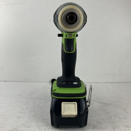 ЗЗ MAKITA マキタ 18v 充電式インパクトドライバ バッテリーx2 充電器 ケース付 TD148D 黄緑