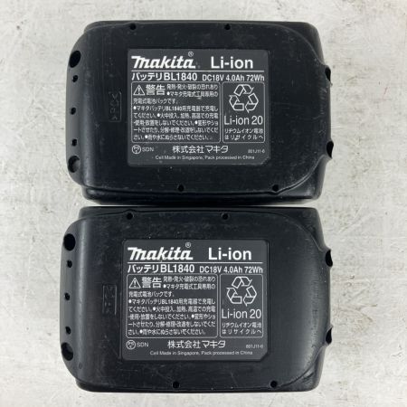 ЗЗ MAKITA マキタ 18v 充電式インパクトドライバ バッテリーx2 充電器 ケース付 TD148D 黄緑