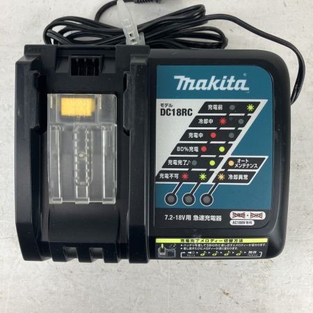 ЗЗ MAKITA マキタ 18v 充電式インパクトドライバ バッテリーx2 充電器 ケース付 TD148D 黄緑