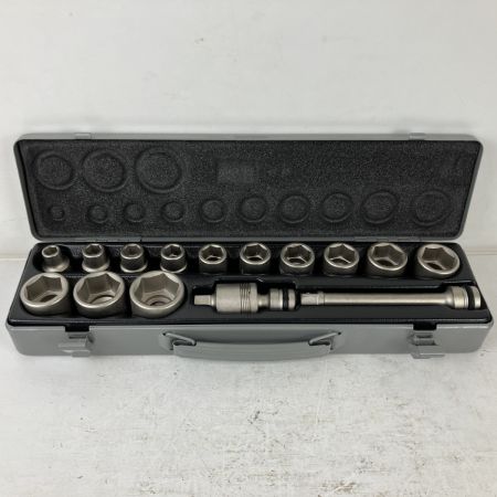 ЗЗ TONE トネ 6角 12.7mm インパクト用ソケットセット エクステンションバー ボールジョイント NV4132 シルバー