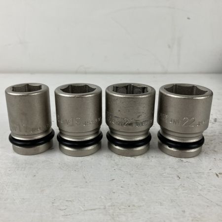 ЗЗ TONE トネ 6角 12.7mm インパクト用ソケットセット エクステンションバー ボールジョイント NV4132 シルバー