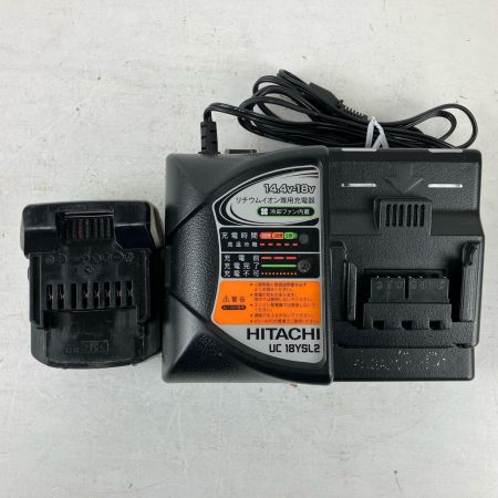 ЗЗ HITACHI 日立 14.4v 充電式インパクトドライバ 充電器 バッテリー×1付 WH14DSL2 ブラック