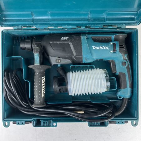 ЗЗ MAKITA マキタ 100v 26mm ハンマドリル 集じんカップ ハンドル ケース付 HR2601F ブルー