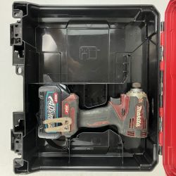 ЗЗ MAKITA マキタ 40v インパクトドライバ バッテリーx1 ケース付 ※充電器無し TD001G オーセンティックレッド Cランク