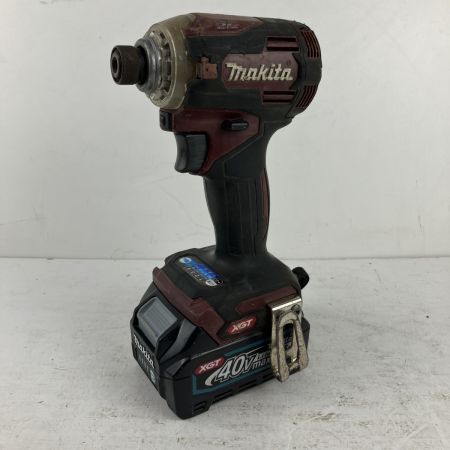 ЗЗ MAKITA マキタ 40v インパクトドライバ バッテリーx1 ケース付 ※充電器無し TD001G オーセンティックレッド