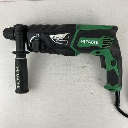 ЗЗ HITACHI 日立 100v 28mm ロータリハンマドリル ハンドル付 DH28PB ブラック×グリーン Bランク