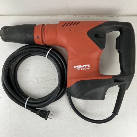 ЗЗ Hilti ヒルティ 100v ハンマ ブルポイント 取説 ケース付 TE500-X オレンジ×ブラック