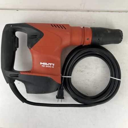 ЗЗ Hilti ヒルティ 100v ハンマ ブルポイント 取説 ケース付 TE500-X オレンジ×ブラック