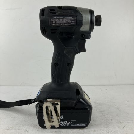 ЗЗ MAKITA マキタ 18v インパクトドライバ バッテリーx1 ※充電器無し TD173D ブラック