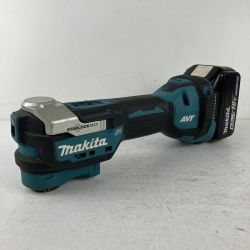 ЗЗ MAKITA マキタ 18v 充電式マルチツール バッテリーx1付 ※充電器無し TM52D ブルー Cランク