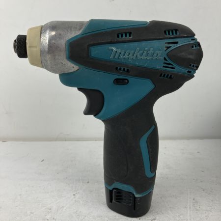 ЗЗ MAKITA マキタ 10.8v インパクトドライバ バッテリーx2 充電器 ケース付 TD090D ブルー