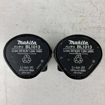 ЗЗ MAKITA マキタ 10.8v インパクトドライバ バッテリーx2 充電器 ケース付 TD090D ブルー