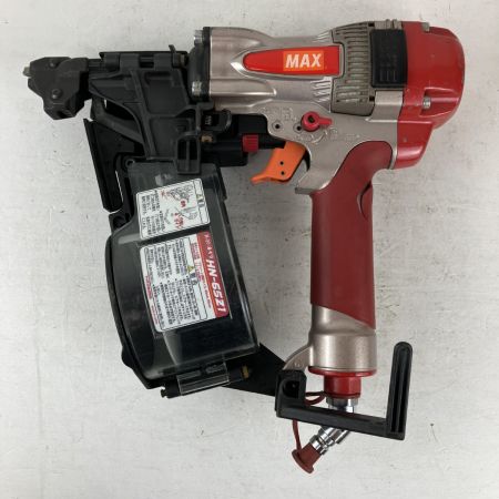 ЗЗ MAX マックス 65mm 高圧 エア釘打ち機 取説 ケース付 HN-65Z1 レッド